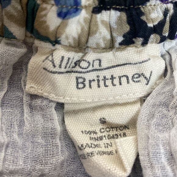 ALLISON BRITTNEY Tiered Gauze Boho Lined Mini Skirt - Picture 5 of 8